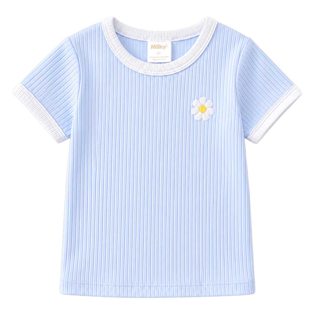 Milky Rib Tee 00-1Y